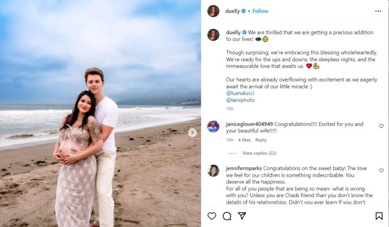 General Hospital: Chad Duell Shares STUNNING Pregnancy Photo-Shoot With ...